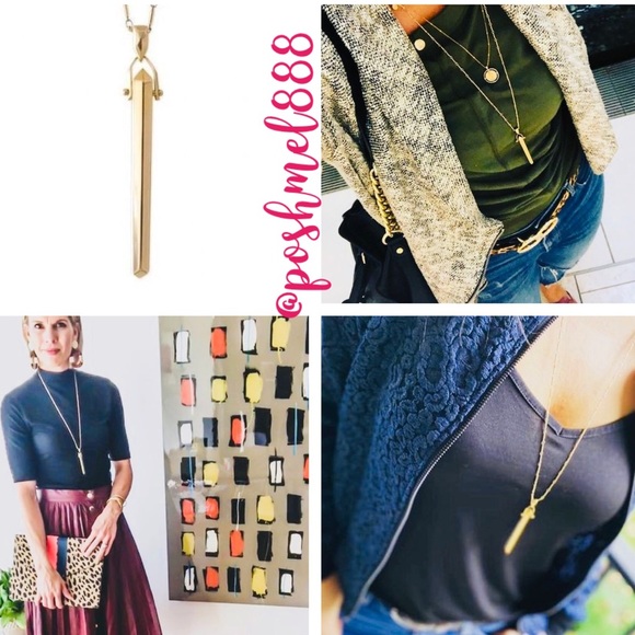 Stella & Dot | Retired⚡️GOLD⭐️✨Rebel Pendant Necklace - Picture 4 of 8